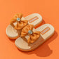 Summer Girls Sandals Slides Kids Beach Sandals Bow-knot Princess Sweet Kids Slippers for Bath Swimming Indoor Outdoor