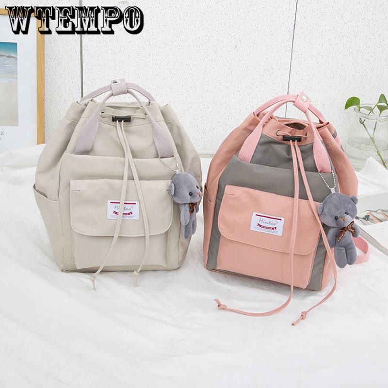 New Leisure Backpack Waterproof Kids Backpack candy color Children Backpacks Schoolbag