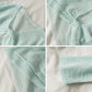 Blouse Women's Knitted Blouse Small Irregular Short Section Knotted Thin Section Summer V-neck Long-sleeved Women’s Tops
