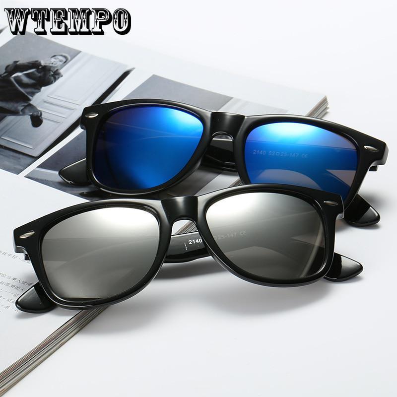 2019 Brand Fashion Black Frame Sunglasses Men Sunglasses Women Driving Mirrors Eyewear Male Sun Glas