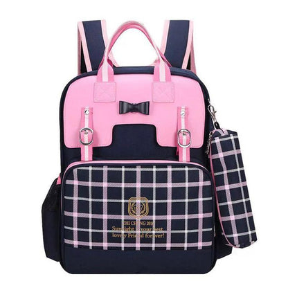 Cartoon Cute Student Backpack School Bag Backpack Canvas Small Backpack Children Travel Bag Girls Backpack