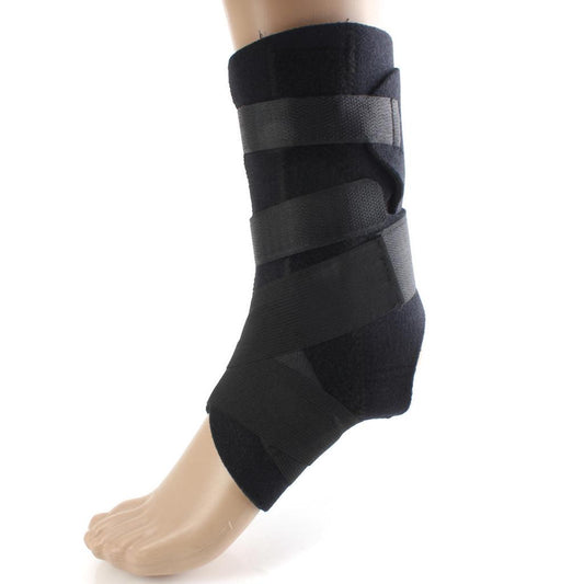 Adjustable Support Ankle Wrap Elastic Brace with Aluminum Strips Foot Exercise Gym