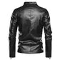 Men's Leather Jackets Plus Velvet Autumn and Winter Leather Jackets Korean Style Slim Jackets Young and Middle-aged Men's Motorcycles