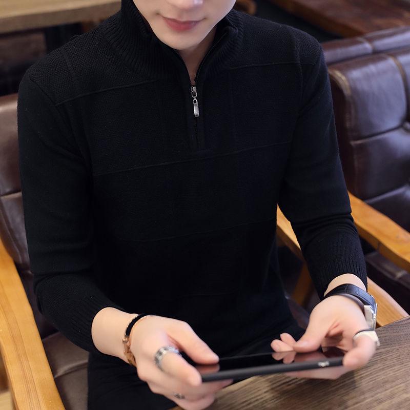 Sweater Men Casual Pullover Men Autumn Slim Fit Mens Sweaters Knitted Cashmere Wool Pull Homme