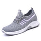 Summer Flying Knit Sneakers Lightweight Soft Sole Breathable Casual Sports Net Shoes