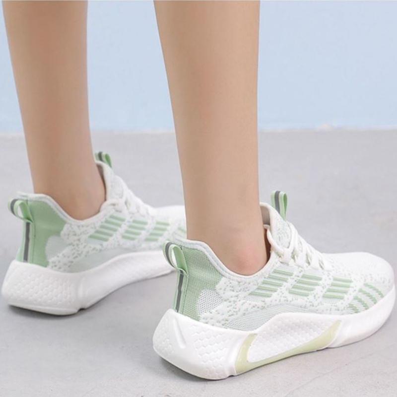 Spring  Summer Sports Shoes Women's All-match Student Running Shoes Casual Light Soft-soled Running Shoes