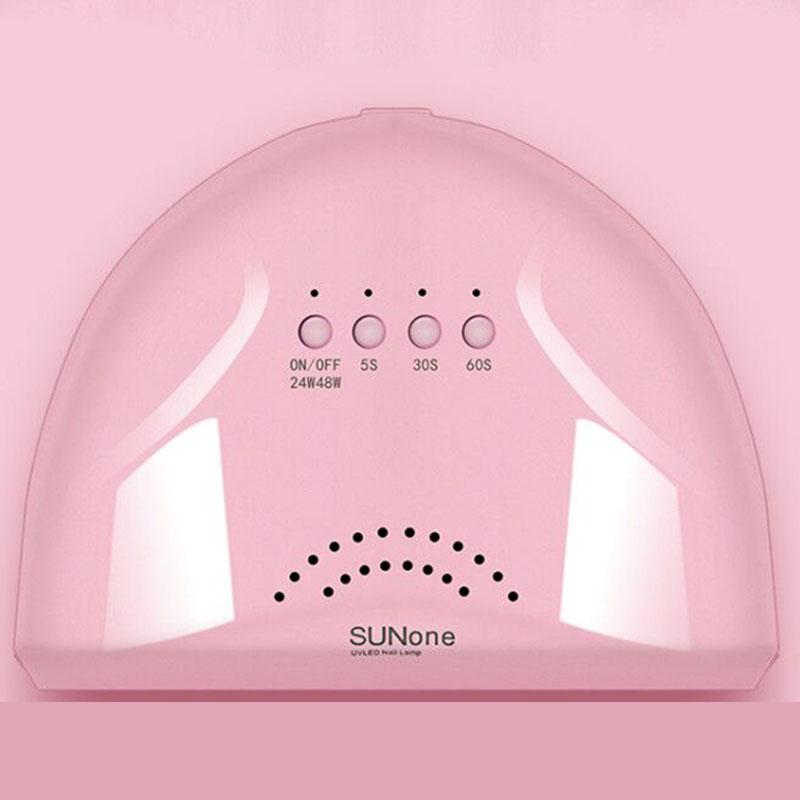 Pofulove UV led nail lamp Nail Dryer 25pcs Led Nail Lamp for Curing All Gels  Sensor USB Charge 48W