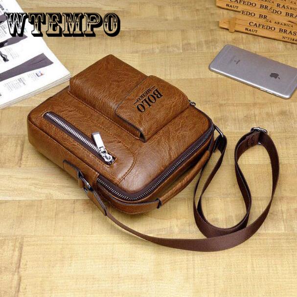 Leather Retro Man Bag Men Messenger Bag Crossbody Bag Shoulder Bag for Men Business Handbags