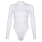 Mesh Patchwork Sexy Bodysuit Women Turtleneck Jumpsuit Body Long Sleeve Bodies Bodysuits Ladies
