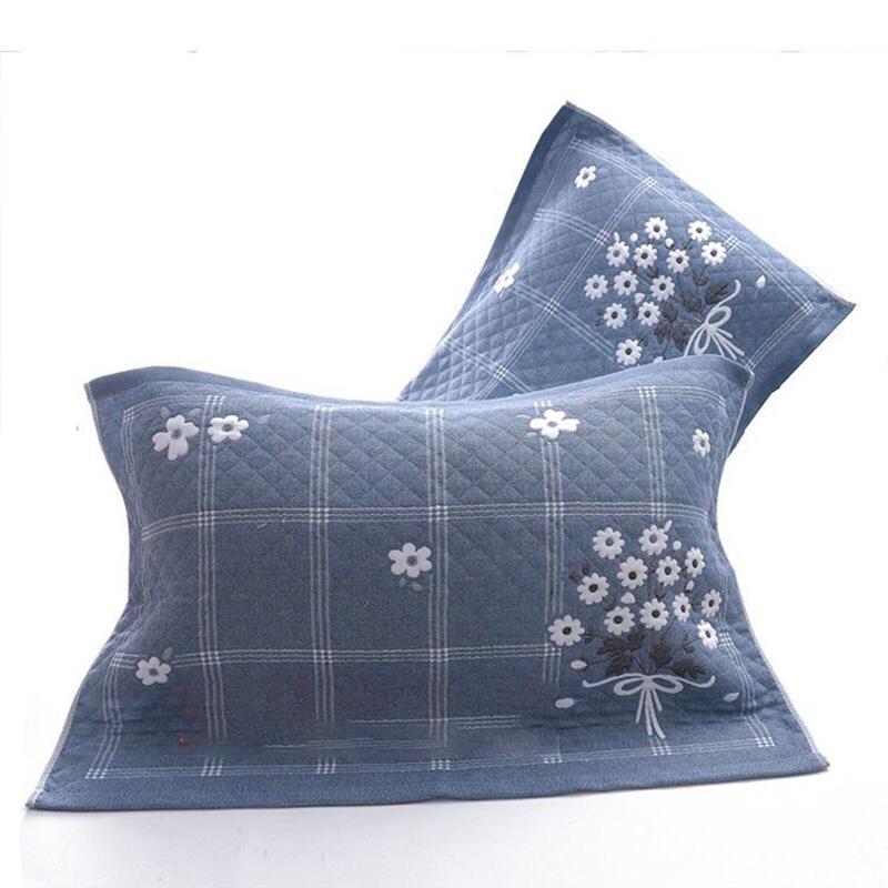 Pillow Towel with Cotton Gauze Thickening Adult Nostalgic Style Can Not Afford The Ball Does Not Shrink