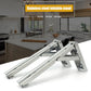 2x 8-14 Inch White Folding Angle Bracket DIY Home Table Bench Adjustable Wall Mounted Durable Bearing Shelf Bracket