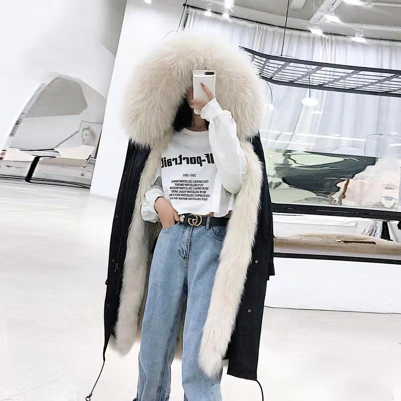 Winter Coat Shawl Jacket Hood Faux Fur Scarf Collar Overcoat Necks Down Coat Accessories