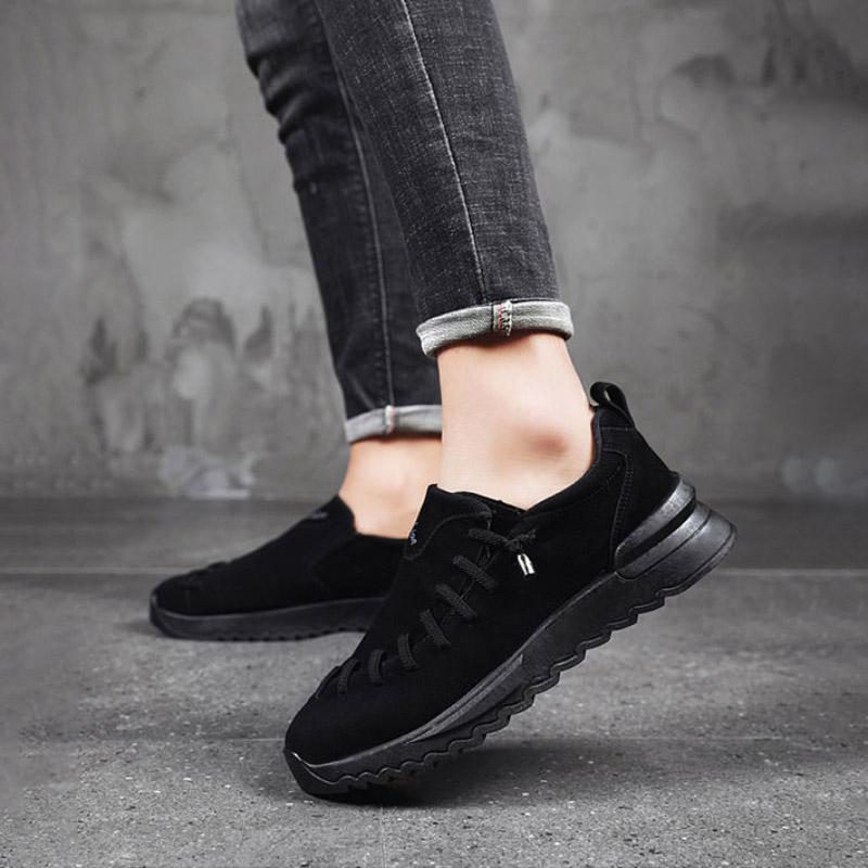 Spring Board Shoes Men's Trend Students Casual All-match Breathable Leather Shoes Men's Shoes Men's Summer