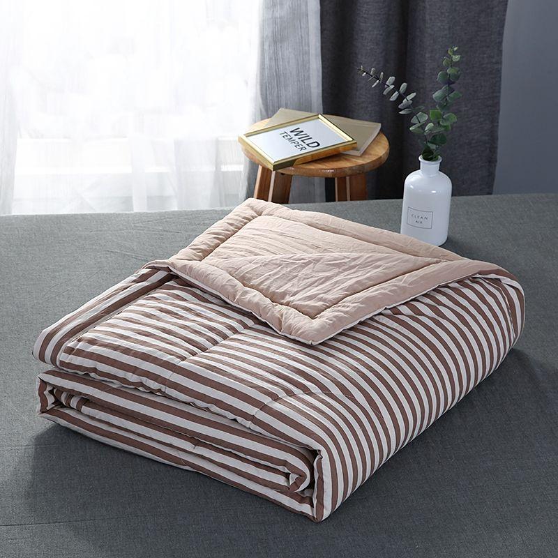 Skin Friendly Water Washed Cotton Thin Air Conditioner Quilt In Summer Single Double Child Student Summer Cool Quilt Core