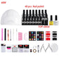Nail Tools Set UV LED Lamp Dryer Machine Gel Nail Polish Set Kit Soak Off Gel Varnish Nail Art Set