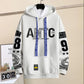 WTEMPO Spring Sweater Suit Hooded Pullover Campus Student Sportswear Casual Loose Sports Suit for Youth