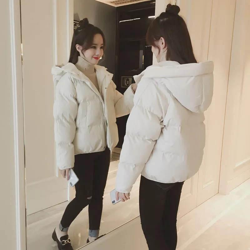 Women's Short Padded Coat Loose Bread Coat Winter Coat Thick Coat Student Trend