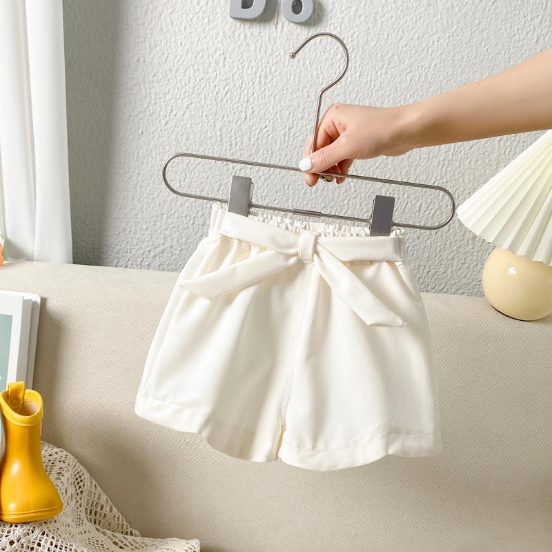 Children's Pants Summer Girls' Shorts Thin Lace Casual Pants Korean Solid Loose Bow Pants Breathable Shorts