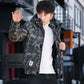 Plus Size Down Jacket Outdoor Casual Men's Autumn and Winter Mid-length Cotton Jacket
