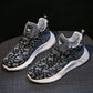 Mesh Sports Shoes Women's Spring and Autumn Women's Shoes Breathable Fitness Running Shoes Net Celebrity Wild Casual Old Shoes