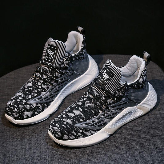 Mesh Sports Shoes Women's Spring and Autumn Women's Shoes Breathable Fitness Running Shoes Net Celebrity Wild Casual Old Shoes