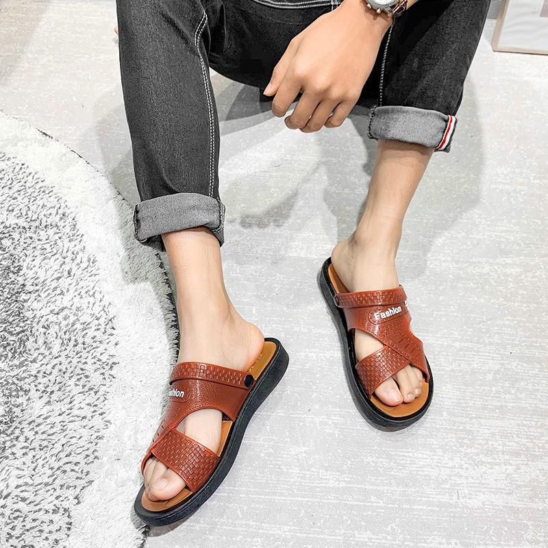Men's Beach Shoes Summer Dual-purpose Sandals Slippers Wear-resistant Non-slip Breathable Men's Sandals