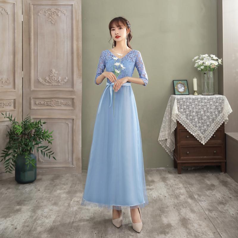 Banquet Evening Dress Bride Toast Dress Was Thin Ladies Party Host Bridesmaid Dress Fairy Temperament Female