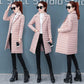 Mid-length Down Padded Coat Winter Padded Jacket Slim Slimming Thin Temperament Light Ladies Padded Jacket Women
