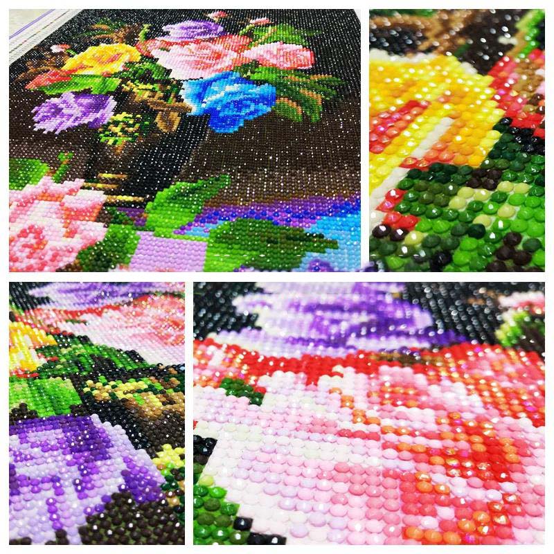 5d Special-shaped Diamond Painting Full of Diamonds Living Room Small Pieces of Brick Stone Cross Stitch Bedroom Simple and Modern