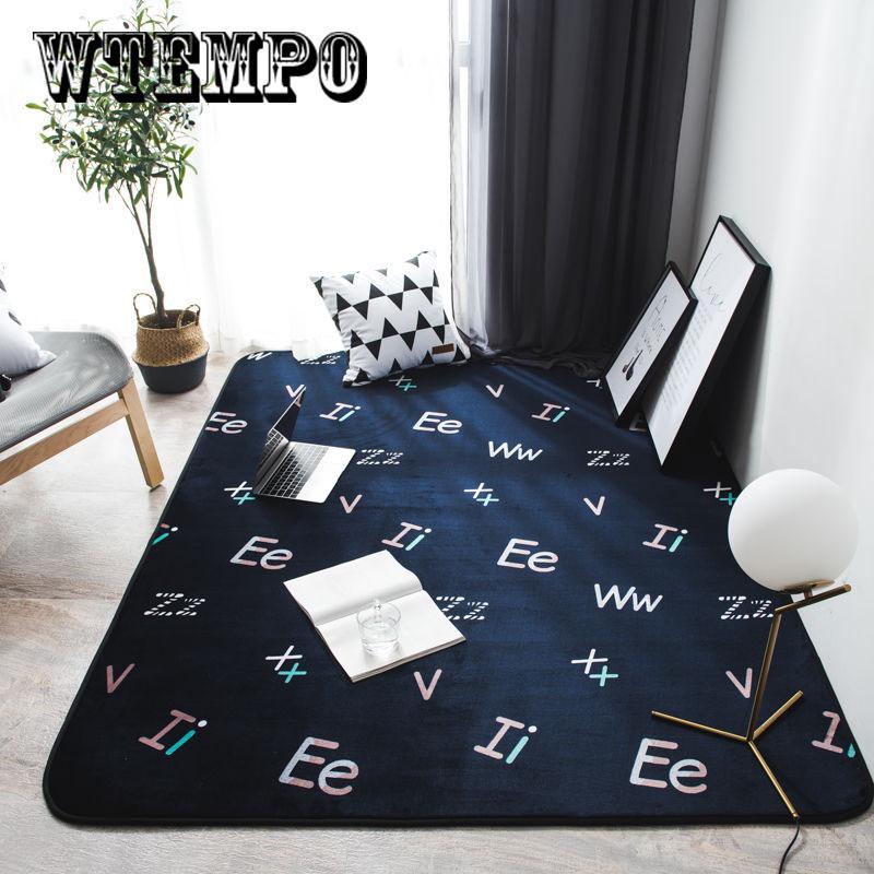 Modern metal geometric bedroom carpets for living room rug parlor tapete Fashion decor mats