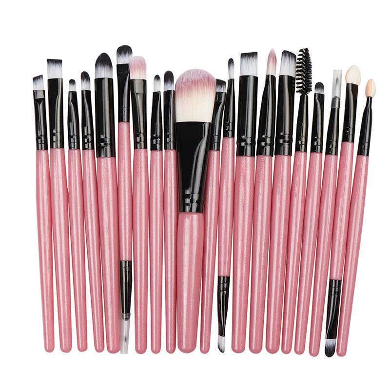 7/20 Pcs Women Fashion Soft Makeup Brush Set Tools Make-up Toiletry Kit Make Up Brush Set