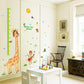 [Wall stickers] cartoon giraffe mother baby height measurement wall stickers for kids rooms bedroom