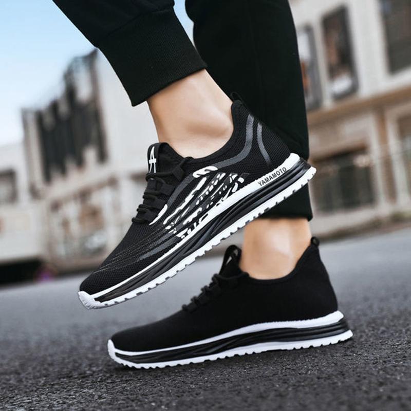 Men's Shoes Spring and Autumn Shoes Men's Casual Sports Running Light and Breathable All-match Autumn Trend Shoes