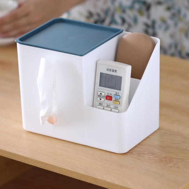 Tissue Box Drawer Paper Box Wall Mounted Remote Control Storage Wet Wipes Box Organizer Living Room Bathroom Toilet Multifunctional Paper Drawer Box
