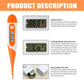 Digital Medical Thermometer Accurate Fast Readings-Oral and Rectal Thermometer for Baby Adult