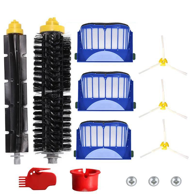 Adapt To IRobot 5/6/7 Series Sweeping Robot Accessories 630 Roller Brush Filter 650 Side Brush Cleaning Comb Set