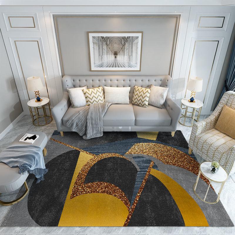 Simple and Modern Central European Living Room Carpet Coffee Table Blanket Rectangular Floor Mat Bedroom Bedside Blanket