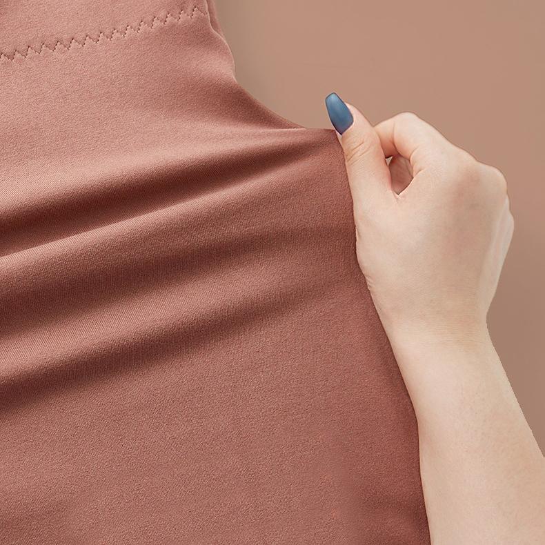 Shaped Underwear Women Thermal Wear Shaper with Bra Sexy Winter Clothing Heavy Compress Thermal Crew Neck Velvet Women Vest