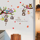 [Wall sticker] Owl Photo Frame wall stickers for kids rooms nursery cartoon children decals murals a