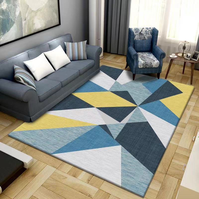 Modern Minimalist Home Living Room Carpet Mat Bedside Blankets In The Bedroom Scandinavian Style Geometric Carpet