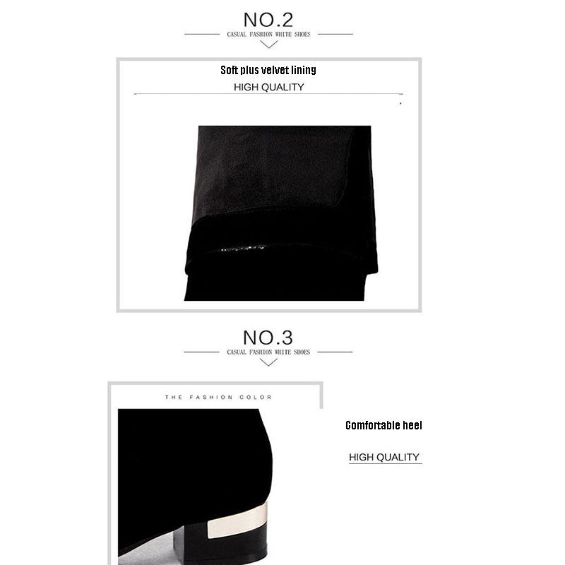 Sexy Slim Fit Elastic Flock Over The Knee Boots Women Shoes Autumn Winter Ladies Over Knee Suede  High Boots