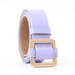 Belts Classic Square Buckle Wide Belts for Women Casual Leather Belt
