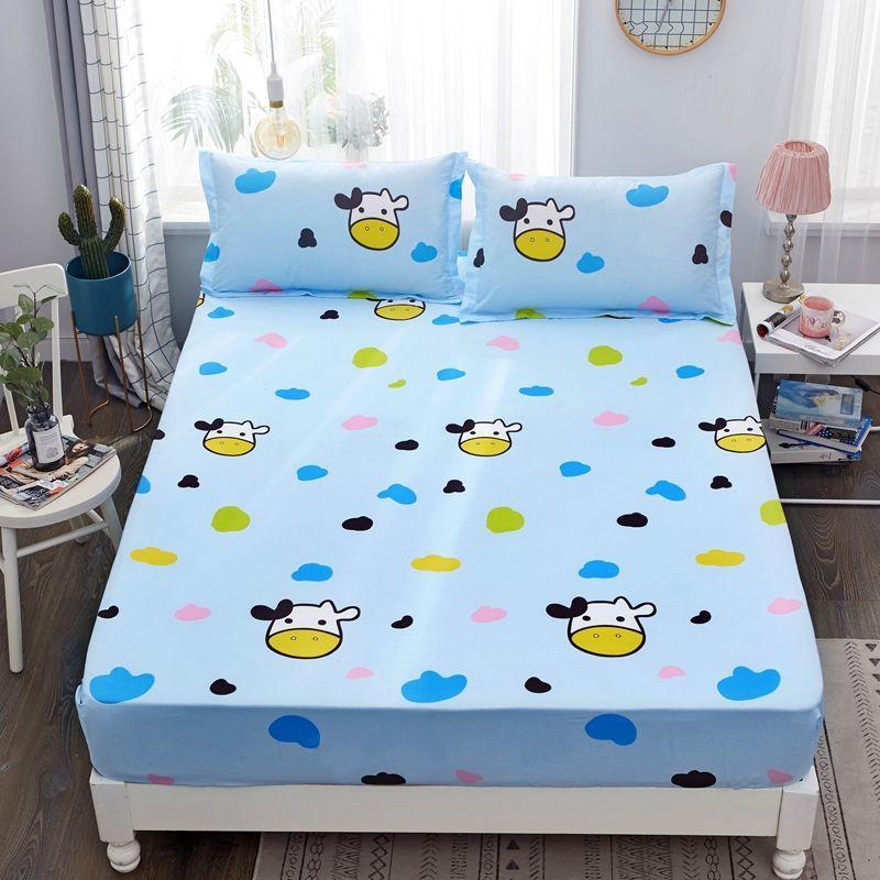 Skin-friendly Non-fading Non-balling Single-piece Bed Sheet Non-slip Multi-specification Bedding Bedspread Protector