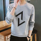 Winter Warm and Comfortable Sweater Men's Shirt Casual Round Neck Long-sleeved T-shirt Pullover Bottoming Shirt