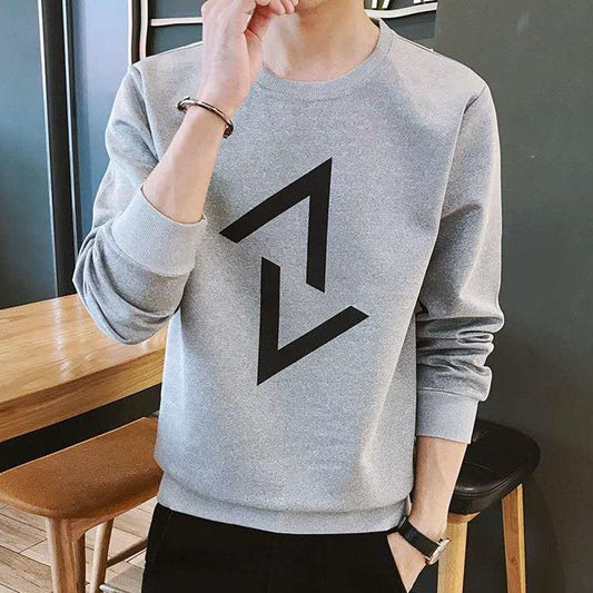 Winter Warm and Comfortable Sweater Men's Shirt Casual Round Neck Long-sleeved T-shirt Pullover Bottoming Shirt