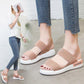 Korea Style Fashion Beach Sandals Female Rome Sandal Platform Buckle Summer Shoes Woman Preppy Sandalias Footwear