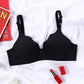 Thin Section Beautiful Back Large Size No Steel Ring Anti-sagging Gathered Light and Thin Seamless Breathable Women's Underwear Bra