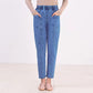 Fashion Jeans Women Spring Thin Section Harlan Carrot Pants High Waist Slim Middle-aged Casual Cropped Trousers