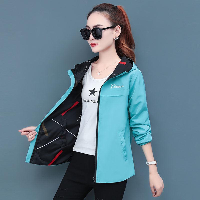 Women's Blouse Plus Size Jacket Jacket Women's Short Loose Spring and Autumn Casual Hooded
