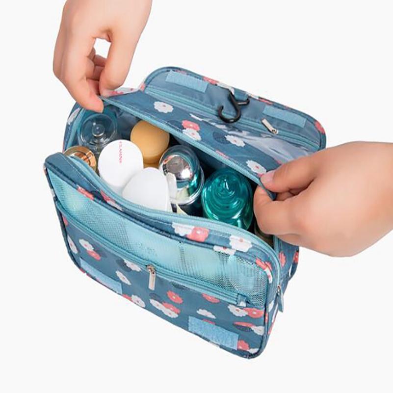 Storage Bag with Hook Waterproof Toiletry Bag Hanging Women Cosmetic Bag Organizer Pouch Handbag